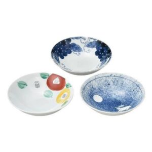 魯山人餐盤三入組木箱禮盒