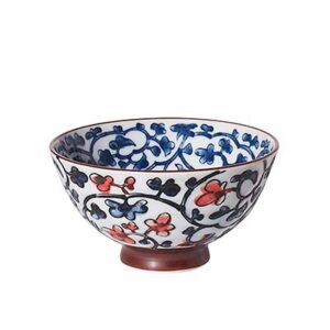 日本製唐草中平茶碗