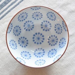 日本製梅丸紋中平茶碗