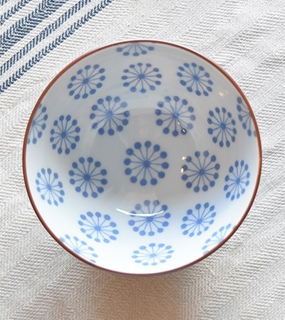 日本製梅丸紋中平茶碗