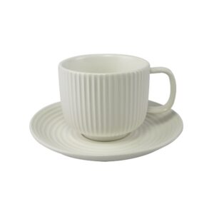 韓式條絨咖啡杯盤組