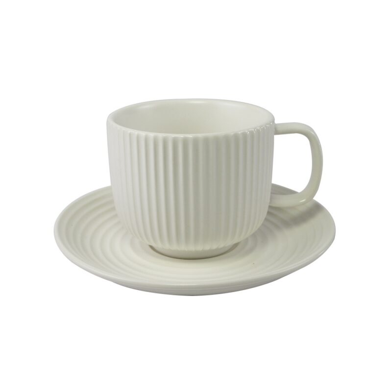 韓式條絨咖啡杯盤組