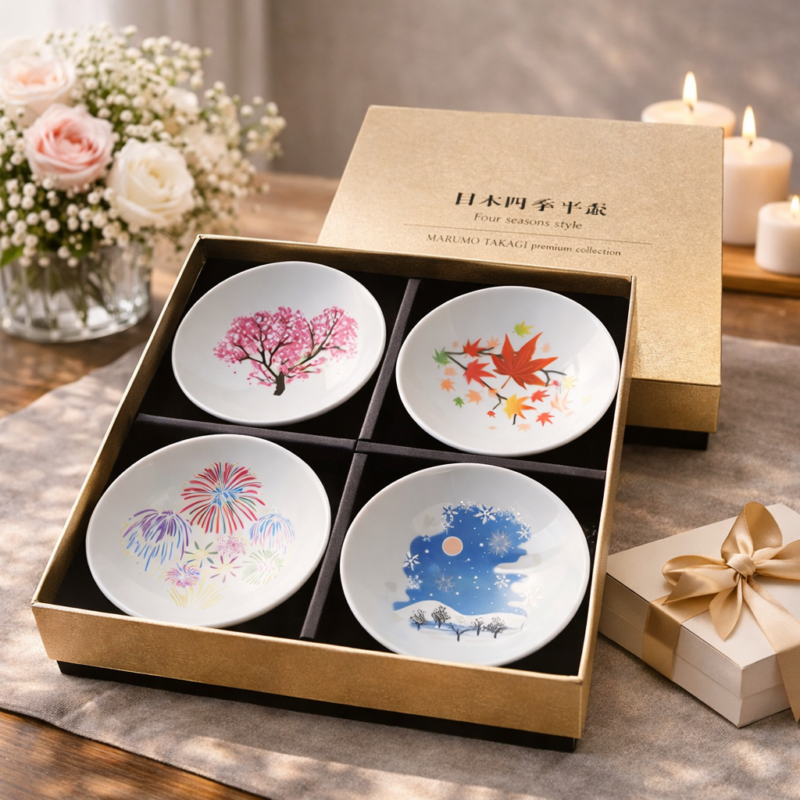 美濃燒| 冷感變色四季平盃組