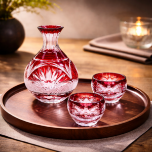 江戶切子｜進口清酒杯壺組