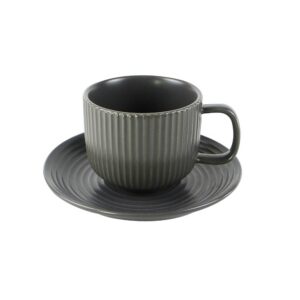 韓式條絨咖啡杯盤組