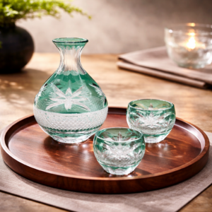 江戶切子｜進口清酒杯壺組