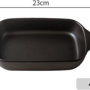 進口長方烤盤亞光黑