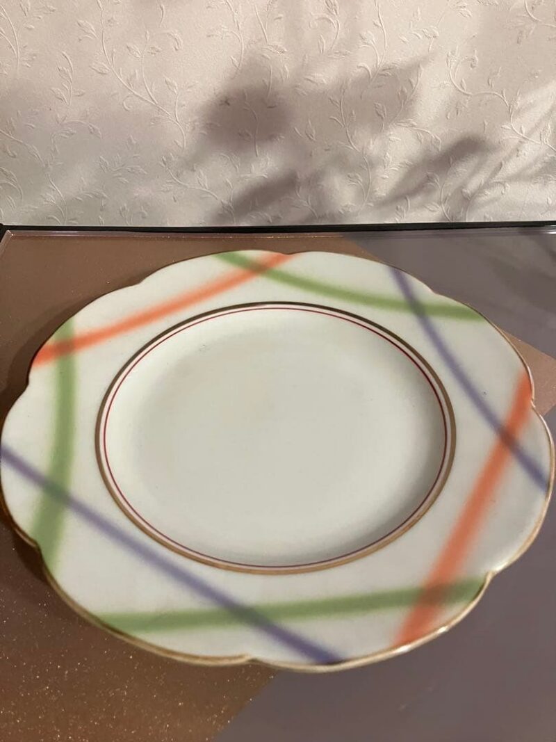 有田燒｜花山金邊彩虹盤