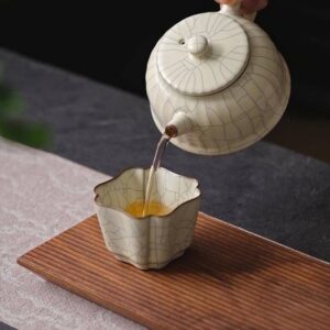 進口泉德堂汝窯茶壺組