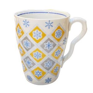 九谷燒 ｜雪小紋馬克對杯組