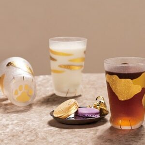 ADERIA ｜貓掌金紋玻璃杯