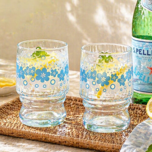 石塚硝子｜復古玻璃水杯兩入組
