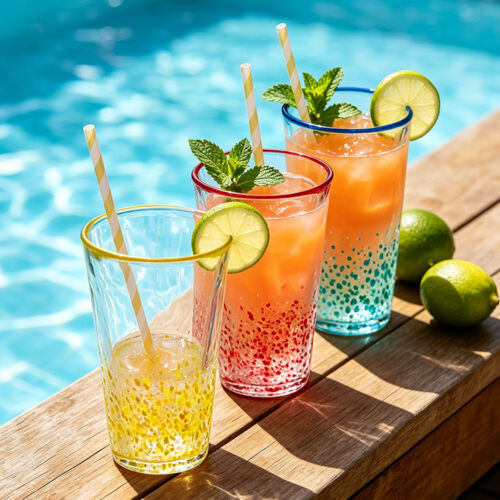 津輕琉璃 ｜手工飲料杯 斑點