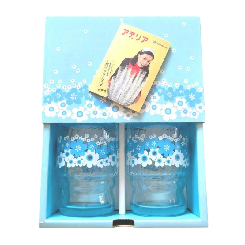 石塚硝子｜復古玻璃水杯兩入組