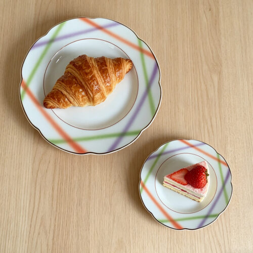 有田燒｜花山金邊彩虹盤