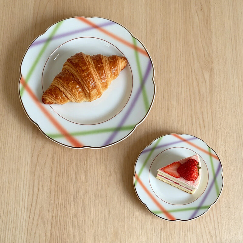 有田燒｜花山金邊彩虹盤