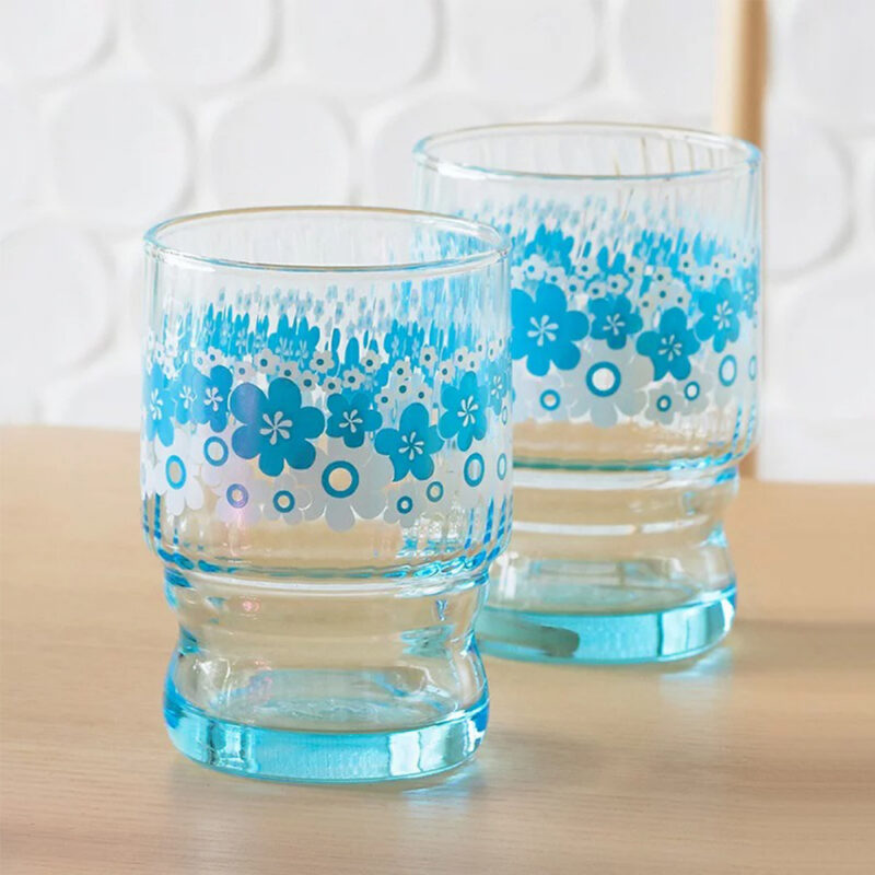石塚硝子｜復古玻璃水杯兩入組