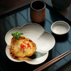 九土｜日式手工陶瓷櫻花餐盤