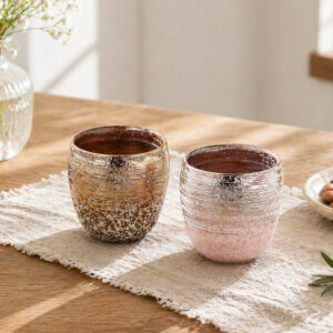 有田燒｜雅刷毛金銀燒酒杯組