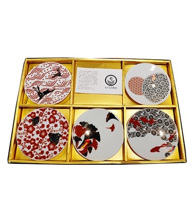 美濃燒｜朱金豆碟5入組