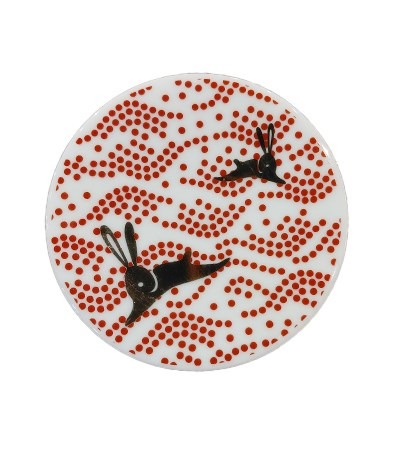 美濃燒｜朱金豆碟5入組