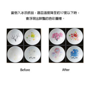 美濃燒| 冷感變色四季平盃組