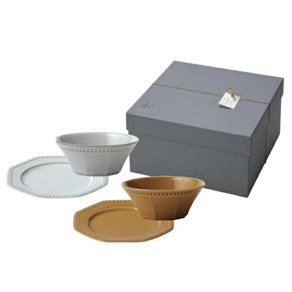K-ai ｜復古造型碗盤兩入禮盒