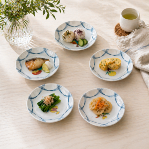 九谷燒｜果實文盤五入組