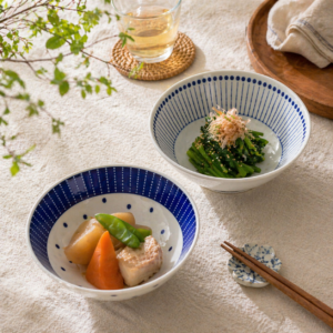 美濃燒｜蒼十草深盤小缽器皿