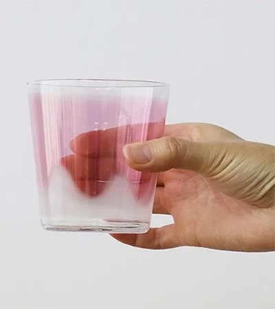 津輕琉璃｜ 富士山琉璃水杯