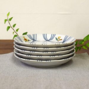 九谷燒｜果實文盤五入組