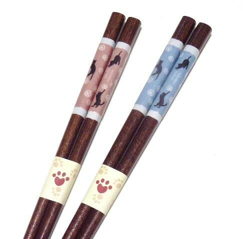俏皮黑貓筷架組