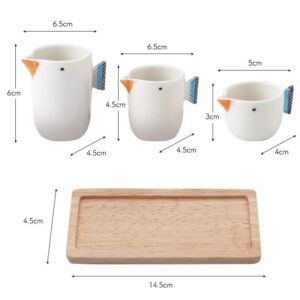 波佐見燒 小鳥奶盅組 三入組