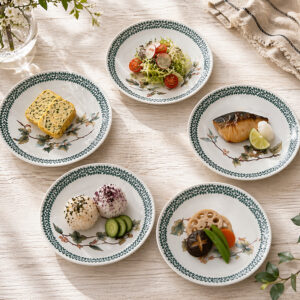 九谷燒｜5.8號木實繪變五入組