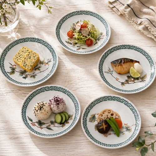 九谷燒｜5.8號木實繪變五入組