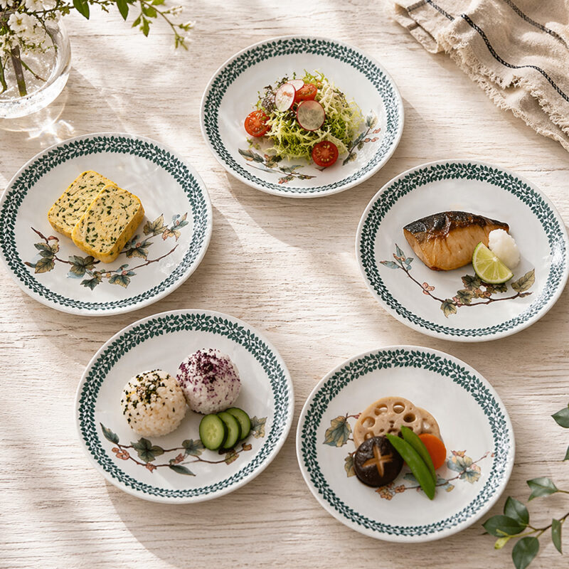 九谷燒｜5.8號木實繪變五入組