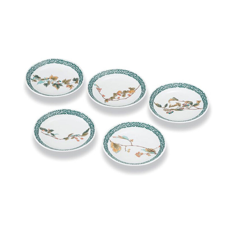 九谷燒｜5.8號木實繪變五入組