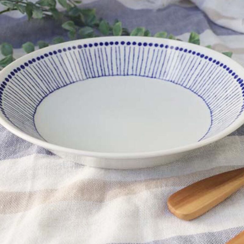 美濃燒｜蒼十草深盤小缽器皿