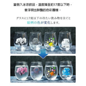 美濃燒｜冷感變色四季玻璃杯組
